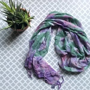 Lightweight “tie dye” scarf